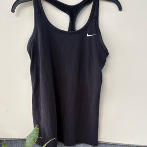 Nike Women's Black Dri-FIT Tank Top